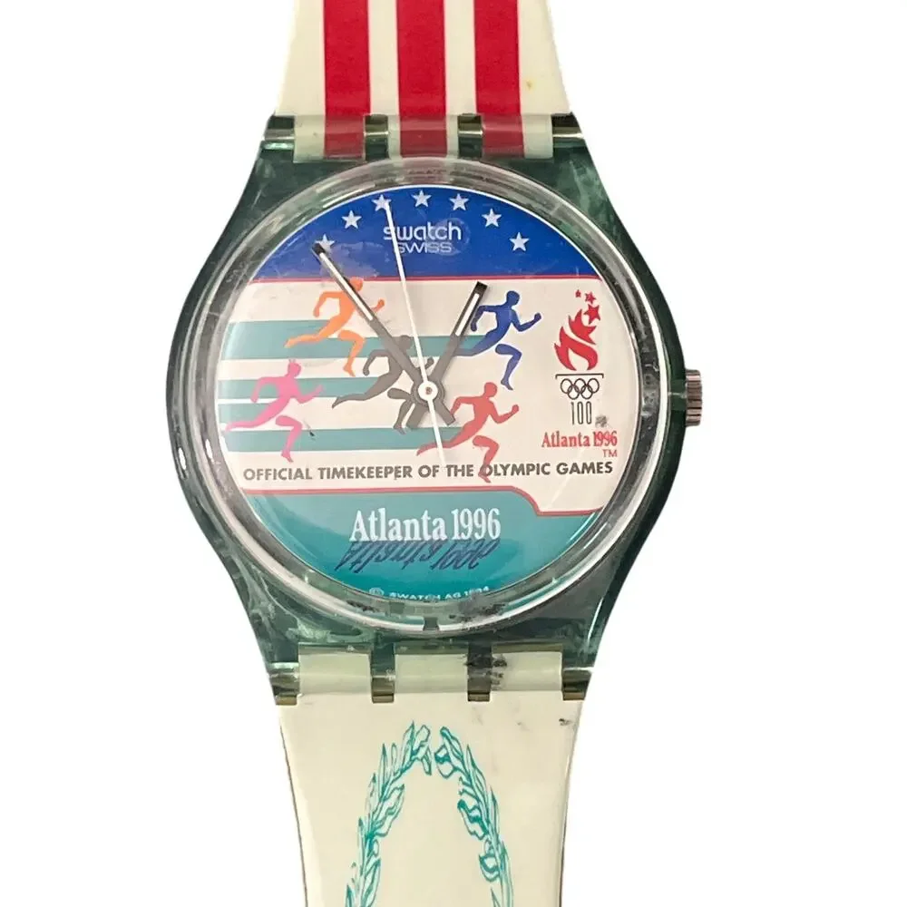 Swatch 1996 ATLANTA LAURELS Watch - Picture 1 of 7